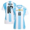 Officiële Voetbalshirt Argentinië Messi 10 Thuis 2024 - Dames